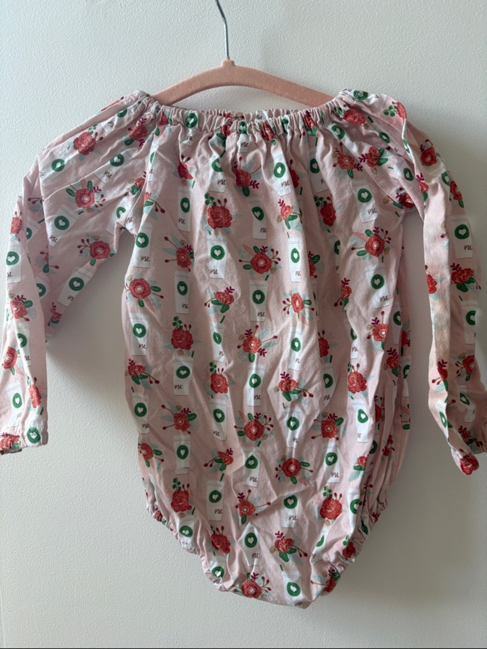 Macy Kate boutique “PSL” pumpkin spice latte Bodysuit